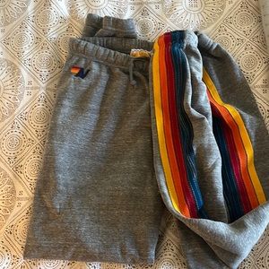 Never worn, Aviator Nation joggers.